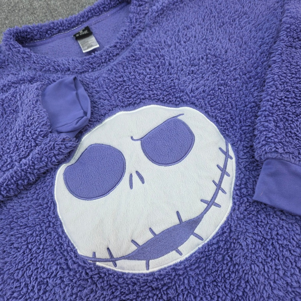 Nightmare Before‎ Christmas Jack Skellington Purple Faux Fur Halloween